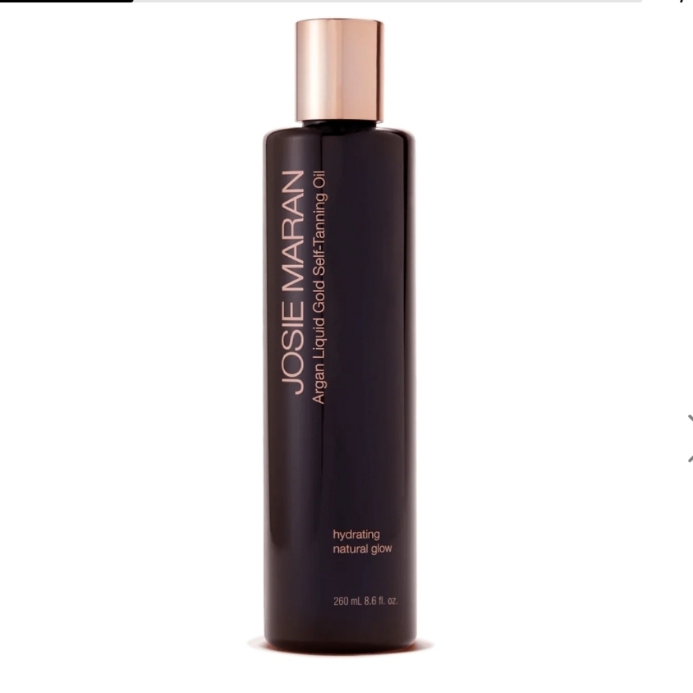 JOSIE MARAN 8.6 Fl Oz Argan Liquid Gold Self-Tanning Oil In Vanilla Bean NEW